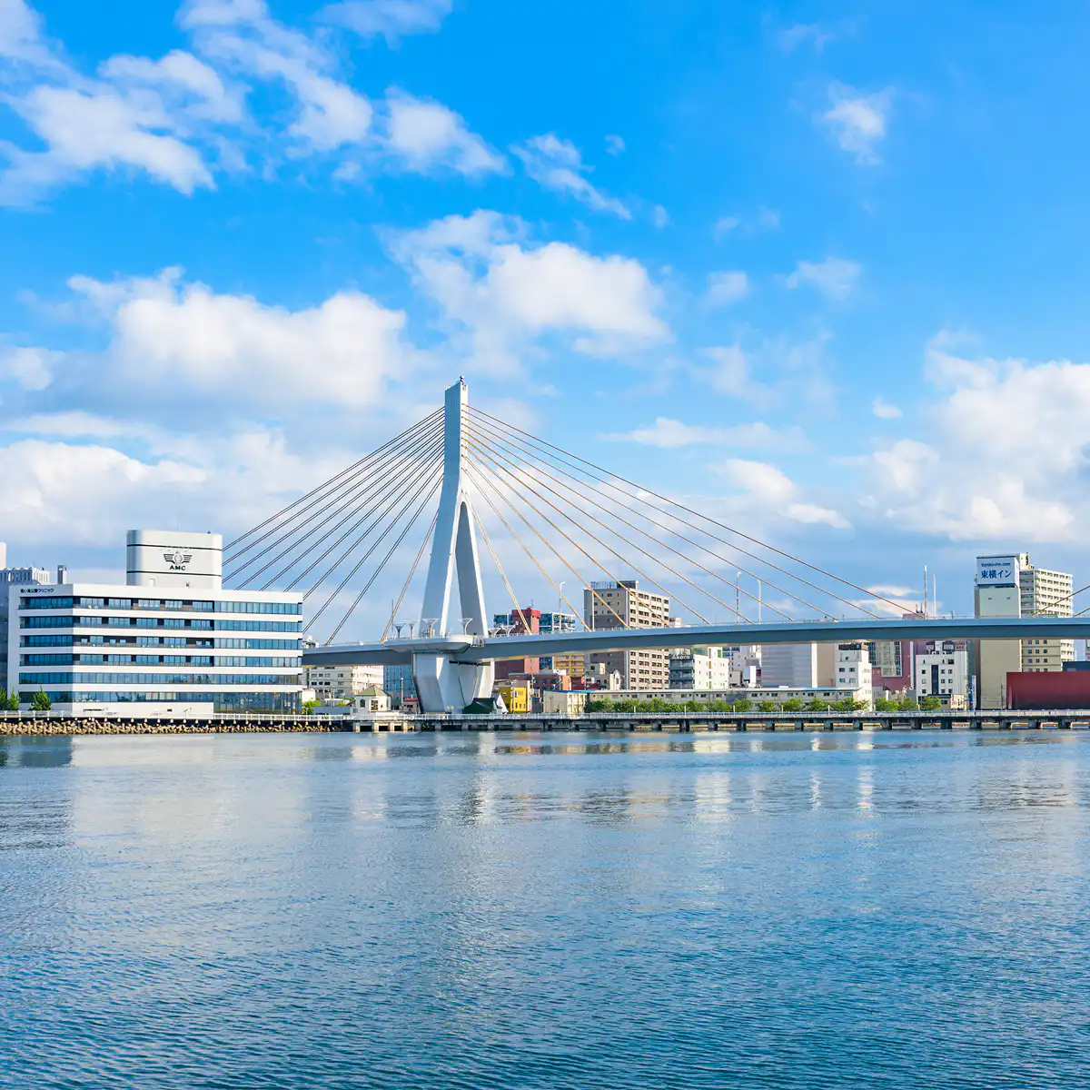 「青森みちのく銀行と連携した確かなネットワーク」のイメージ図